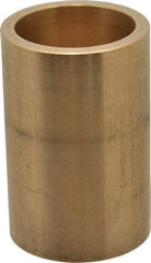 Made in USA - 1-5/16" Inside x 1-5/8" Outside Diam, Cast Bronze Sleeve Bearing - 2-1/2" OAL - Americas Industrial Supply