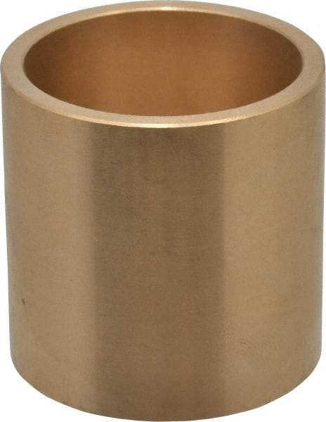 Made in USA - 1-1/2" Inside x 1-3/4" Outside Diam, Cast Bronze Sleeve Bearing - 1-3/4" OAL - Americas Industrial Supply