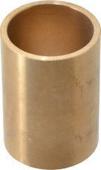 Made in USA - 1-1/2" Inside x 1-3/4" Outside Diam, Cast Bronze Sleeve Bearing - 2-1/2" OAL - Americas Industrial Supply