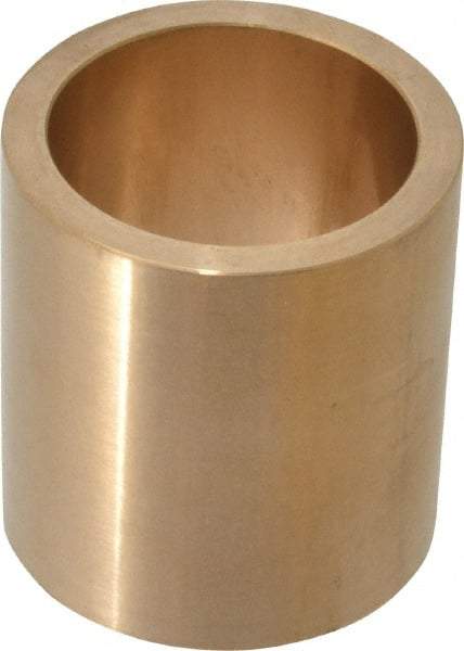 Made in USA - 1-1/2" Inside x 1-7/8" Outside Diam, Cast Bronze Sleeve Bearing - 2" OAL - Americas Industrial Supply