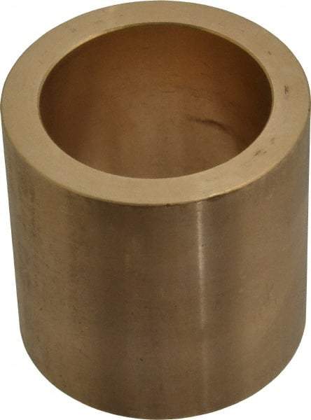 Made in USA - 1-1/2" Inside x 2" Outside Diam, Cast Bronze Sleeve Bearing - 2" OAL - Americas Industrial Supply