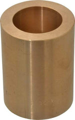 Made in USA - 1-1/2" Inside x 2-1/4" Outside Diam, Cast Bronze Sleeve Bearing - 3" OAL - Americas Industrial Supply