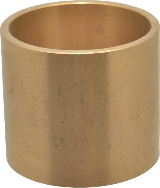 Made in USA - 2" Inside x 2-1/4" Outside Diam, Cast Bronze Sleeve Bearing - 2" OAL - Americas Industrial Supply