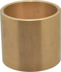 Made in USA - 2" Inside x 2-1/4" Outside Diam, Cast Bronze Sleeve Bearing - 2" OAL - Americas Industrial Supply