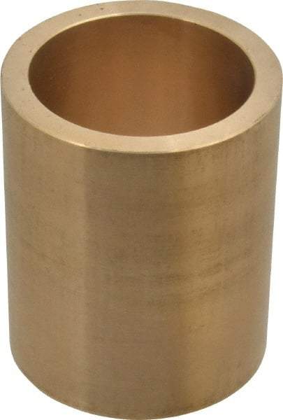 Made in USA - 2" Inside x 2-1/2" Outside Diam, Cast Bronze Sleeve Bearing - 3" OAL - Americas Industrial Supply