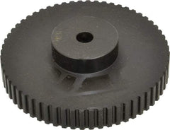 Power Drive - 60 Tooth, 3/8" Inside x 3.8" Outside Diam, Timing Belt Pulley - 1/4, 3/8" Belt Width, 3.82" Pitch Diam, Steel & Cast Iron - Americas Industrial Supply