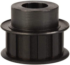 Power Drive - 12 Tooth, 1/2" Inside x 1.402" Outside Diam, Timing Belt Pulley - 1/2" Belt Width, 1.432" Pitch Diam, Steel & Cast Iron - Americas Industrial Supply