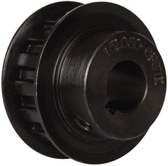 Power Drive - 15 Tooth, 5/8" Inside x 1.76" Outside Diam, Timing Belt Pulley - 1/2" Belt Width, 1.79" Pitch Diam, Steel & Cast Iron - Americas Industrial Supply
