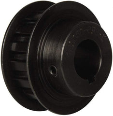 Power Drive - 16 Tooth, 3/4" Inside x 1.88" Outside Diam, Timing Belt Pulley - 1/2" Belt Width, 1.91" Pitch Diam, Steel & Cast Iron - Americas Industrial Supply