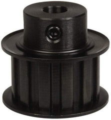 Power Drive - 12 Tooth, 3/8" Inside x 1.402" Outside Diam, Timing Belt Pulley - 3/4" Belt Width, 1.432" Pitch Diam, Steel & Cast Iron - Americas Industrial Supply