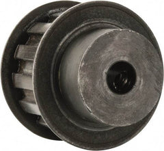 Power Drive - 13 Tooth, 3/8" Inside x 1.522" Outside Diam, Timing Belt Pulley - 3/4" Belt Width, 1.552" Pitch Diam, Steel & Cast Iron - Americas Industrial Supply