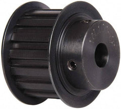 Power Drive - 16 Tooth, 1/2" Inside x 1.88" Outside Diam, Timing Belt Pulley - 1" Belt Width, 1.91" Pitch Diam, Steel & Cast Iron - Americas Industrial Supply
