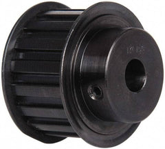 Power Drive - 17 Tooth, 1/2" Inside x 2" Outside Diam, Timing Belt Pulley - 1" Belt Width, 2.029" Pitch Diam, Steel & Cast Iron - Americas Industrial Supply