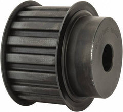 Power Drive - 18 Tooth, 3/4" Inside x 2.811" Outside Diam, Timing Belt Pulley - 1-1/2" Belt Width, 2.865" Pitch Diam, Steel & Cast Iron - Americas Industrial Supply