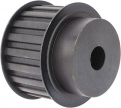 Power Drive - 20 Tooth, 3/4" Inside x 3.129" Outside Diam, Timing Belt Pulley - 1-1/2" Belt Width, 3.183" Pitch Diam, Steel & Cast Iron - Americas Industrial Supply
