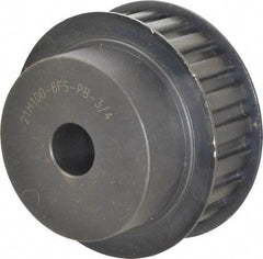 Power Drive - 21 Tooth, 3/4" Inside x 3.288" Outside Diam, Timing Belt Pulley - 3/4, 1" Belt Width, 3.342" Pitch Diam, Steel & Cast Iron - Americas Industrial Supply