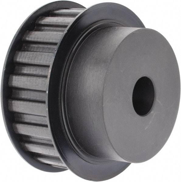 Power Drive - 22 Tooth, 3/4" Inside x 3.447" Outside Diam, Timing Belt Pulley - 3/4, 1" Belt Width, 3.501" Pitch Diam, Steel & Cast Iron - Americas Industrial Supply