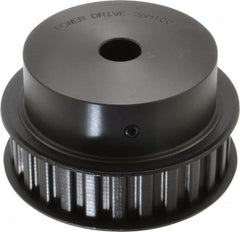 Power Drive - 26 Tooth, 3/4" Inside x 4.084" Outside Diam, Timing Belt Pulley - 3/4, 1" Belt Width, 4.138" Pitch Diam, Steel & Cast Iron - Americas Industrial Supply