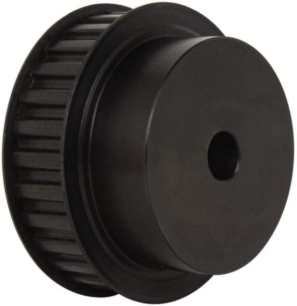 Power Drive - 28 Tooth, 3/4" Inside x 4.402" Outside Diam, Timing Belt Pulley - 3/4, 1" Belt Width, 4.456" Pitch Diam, Steel & Cast Iron - Americas Industrial Supply