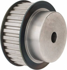 Power Drive - 30 Tooth, 3/4" Inside x 4.721" Outside Diam, Timing Belt Pulley - 1-1/2" Belt Width, 4.775" Pitch Diam, Steel & Cast Iron - Americas Industrial Supply