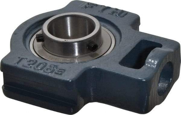 Value Collection - 2-1/4" Wide, Cast Iron Ball Bearing Take Up Unit - 1-3/32" Outside Diam - Americas Industrial Supply