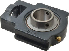 Value Collection - 3-9/32" Wide, Cast Iron Ball Bearing Take Up Unit - 1-5/16" Outside Diam - Americas Industrial Supply