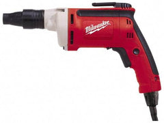 Milwaukee Tool - Pistol Grip Handle, 2,500 RPM, 10 to 140 In/Lb Torque, Electric Screwdriver - 1/4" Bit Holder, 120 Volts, 6.5 Amps - Americas Industrial Supply