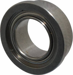 Value Collection - 3/16" Bore Diam, 5/16" OD, Double Shield Miniature Radial Ball Bearing - 1/8" Wide, With Flange, 1 Row, Round Bore, 29 Lb Static Capacity, 81 Lb Dynamic Capacity - Americas Industrial Supply
