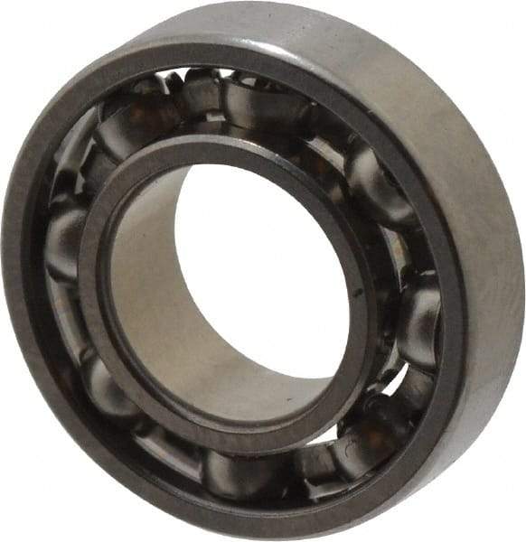 Value Collection - 5/64" Bore Diam, 1/4" OD, Open Miniature Radial Ball Bearing - 3/32" Wide, 1 Row, Round Bore, 23 Lb Static Capacity, 70 Lb Dynamic Capacity - Americas Industrial Supply