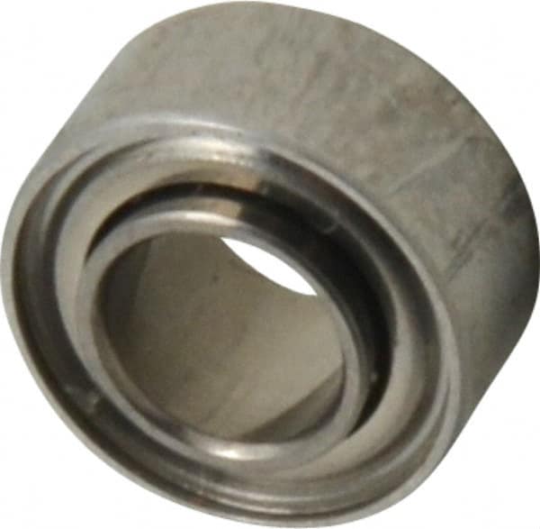 Value Collection - 3/64" Bore Diam, 5/32" OD, Double Shield Miniature Radial Ball Bearing - 3/32" Wide, 1 Row, Round Bore, 9 Lb Static Capacity, 31 Lb Dynamic Capacity - Americas Industrial Supply