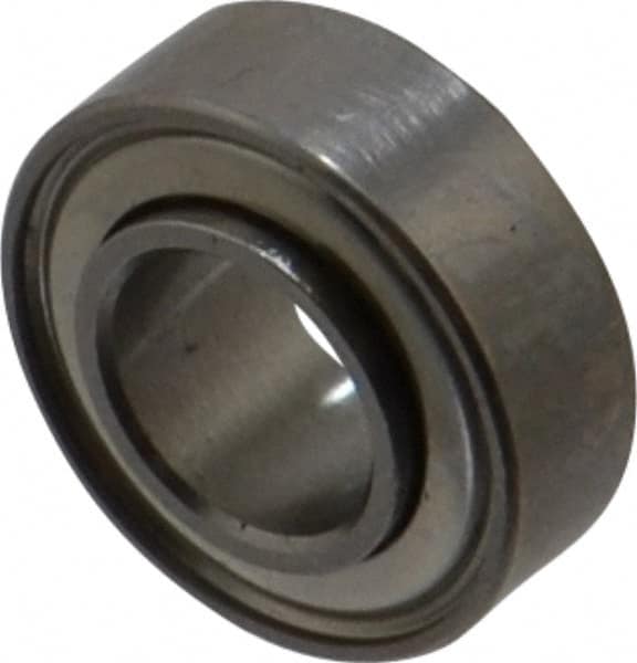 Value Collection - 3/16" Bore Diam, 3/8" OD, Double Shield Miniature Radial Ball Bearing - 1/8" Wide, 1 Row, Round Bore, 56 Lb Static Capacity, 160 Lb Dynamic Capacity - Americas Industrial Supply