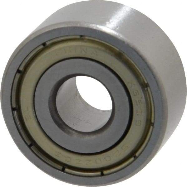 Tritan - 10mm Bore Diam, 30mm OD, Double Shield Angular Contact Radial Ball Bearing - 14.3mm Wide, 2 Rows, Round Bore, 850 Lb Static Capacity, 1,600 Lb Dynamic Capacity - Americas Industrial Supply