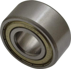 Tritan - 15mm Bore Diam, 35mm OD, Double Shield Angular Contact Radial Ball Bearing - 15.9mm Wide, 2 Rows, Round Bore, 1,500 Lb Static Capacity, 2,600 Lb Dynamic Capacity - Americas Industrial Supply
