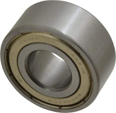 Tritan - 20mm Bore Diam, 47mm OD, Double Shield Angular Contact Radial Ball Bearing - 20.6mm Wide, 2 Rows, Round Bore, 2,700 Lb Static Capacity, 4,400 Lb Dynamic Capacity - Americas Industrial Supply