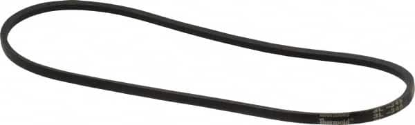 Value Collection - Section 3L, 35" Outside Length, V-Belt - Rubber, Fractional HP, No. 3L345 - Americas Industrial Supply