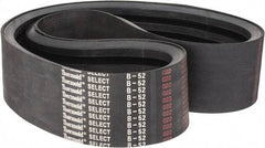 Value Collection - Section B, V-Belt - Neoprene Rubber, Classic Banded, No. B-52 - Americas Industrial Supply