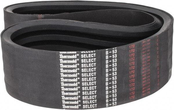 Value Collection - Section B, V-Belt - Neoprene Rubber, Classic Banded, No. B-53 - Americas Industrial Supply