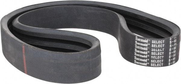 Value Collection - Section B, V-Belt - Neoprene Rubber, Classic Banded, No. B-66 - Americas Industrial Supply