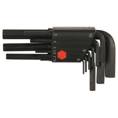 1.5-10 HEX L-KEY SHORT ARM BLACK 9PC SET - Americas Industrial Supply