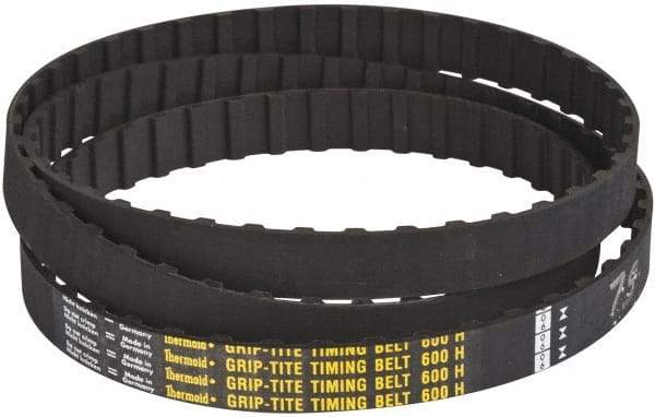 Value Collection - Section H, Timing Belt - Neoprene Rubber, Series H, No. 600H075 - Americas Industrial Supply