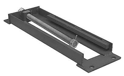 Made in USA - 7-1/4" Wide, Steel Bearing Take Up Frame - Americas Industrial Supply