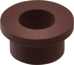 Bunting Bearing - 1/2" Inside x 3/4" Outside Diam, PTFE Sleeve Bearing - 1" Flange Outside Diam, 1/8" Flange Thickness, 1/2" OAL - Americas Industrial Supply