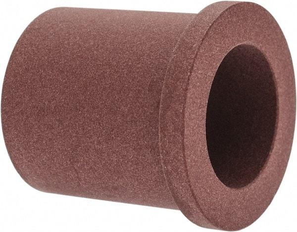 Bunting Bearing - 5/8" Inside x 7/8" Outside Diam, PTFE Sleeve Bearing - 1" Flange Outside Diam, 1/8" Flange Thickness, 1" OAL - Americas Industrial Supply