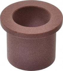 Bunting Bearing - 3/4" Inside x 1" Outside Diam, PTFE Sleeve Bearing - 1-1/4" Flange Outside Diam, 1/8" Flange Thickness, 1" OAL - Americas Industrial Supply