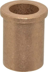 Boston Gear - 5/8" Inside x 7/8" Outside Diam, Oil Impregnated Bronze SAE-841 Flanged Sleeve Bearing - 1" Flange Outside Diam, 1/8" Flange Thickness, 1-1/4" OAL - Americas Industrial Supply