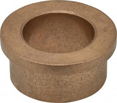 Boston Gear - 1" Inside x 1-3/8" Outside Diam, Oil Impregnated Bronze SAE-841 Flanged Sleeve Bearing - 1-5/8" Flange Outside Diam, 3/16" Flange Thickness, 3/4" OAL - Americas Industrial Supply
