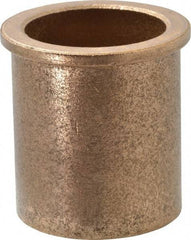 Boston Gear - 1-1/4" Inside x 1-1/2" Outside Diam, Oil Impregnated Bronze SAE-841 Flanged Sleeve Bearing - 1-3/4" Flange Outside Diam, 1/8" Flange Thickness, 1-3/4" OAL - Americas Industrial Supply