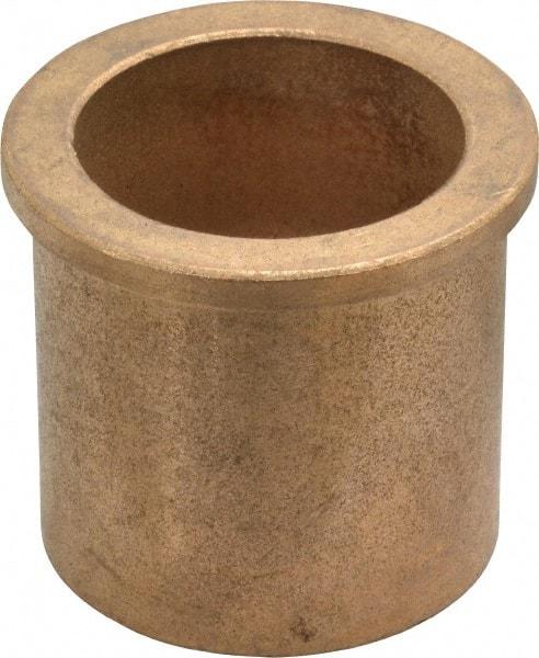 Boston Gear - 1-5/8" Inside x 2" Outside Diam, Oil Impregnated Bronze SAE-841 Flanged Sleeve Bearing - 2-1/4" Flange Outside Diam, 3/16" Flange Thickness, 2" OAL - Americas Industrial Supply