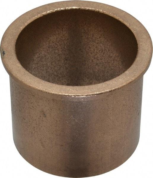 Boston Gear - 2" Inside x 2-1/4" Outside Diam, Oil Impregnated Bronze SAE-841 Flanged Sleeve Bearing - 2-1/2" Flange Outside Diam, 1/8" Flange Thickness, 2" OAL - Americas Industrial Supply