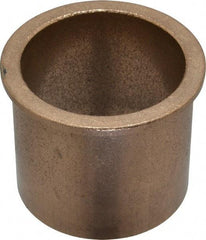 Boston Gear - 2" Inside x 2-1/4" Outside Diam, Oil Impregnated Bronze SAE-841 Flanged Sleeve Bearing - 2-1/2" Flange Outside Diam, 1/8" Flange Thickness, 2" OAL - Americas Industrial Supply